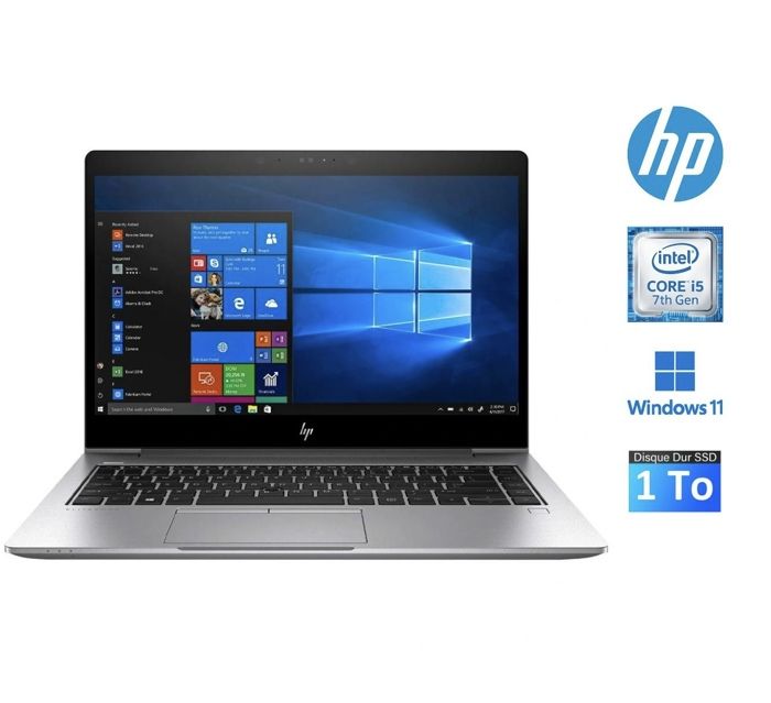 HP Elitebook 840 G5 - SSD 1To - RAM 8Go - Core i5-7300U - Hewlett packard