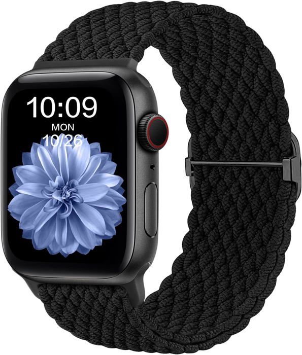 Bracelet Tressé Nylon Issinlky Pour Galaxy Watch - Élastique, Fermoir Magnétique, 20mm