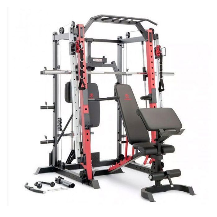 Station de Musculation Cage Smith - Marcy SM-4033 - Poids maximum de lutilisateur 135kg - Noir