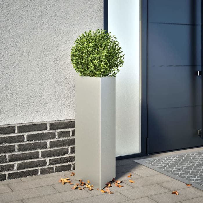 vidaXL Jardinières 2 pcs triangulaire 30x26x75 cm