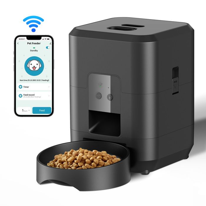 Comparer les prix de Mangeoire intelligente pour animaux de compagnie mangeoire automatique pour chat Machine de nourriture lente pour chien green