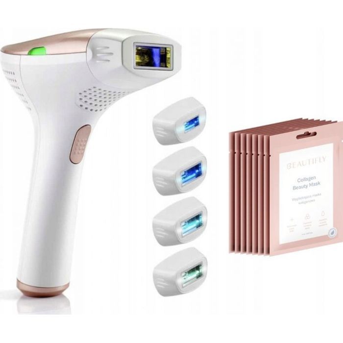Epilation semi-definitive - lumiere pulsee - laser - electrolyse Beautifly - IPL B-Shine PRO - B-Shine PRO IPL blanc-or