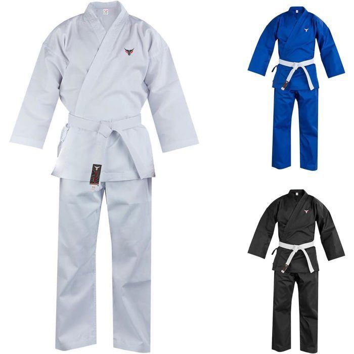 Kimono Karaté Blanc - Mytra Fusion - Uniforme Karaté Respirant et Durable - Hommes Femmes Enfants