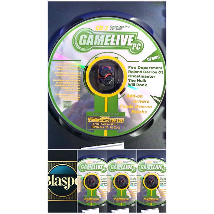 Gamelive PC – Cd 2 Démo Jeux – Été 2003 – Cd-Rom Seul