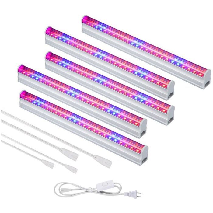 Lampe De Croissance des Plantes LED Plante Remplir Bande Lumineuse Lampe De Plante De Fleur Végétale Succulente Lampe végétale T5