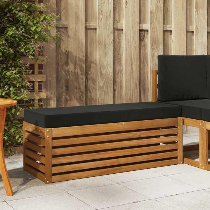 Canapé extérieur - Siège Balcon - vidaXL - Banc de jardin - pliant - Bois dAcacia Massif Naturel - design élégant(98195)