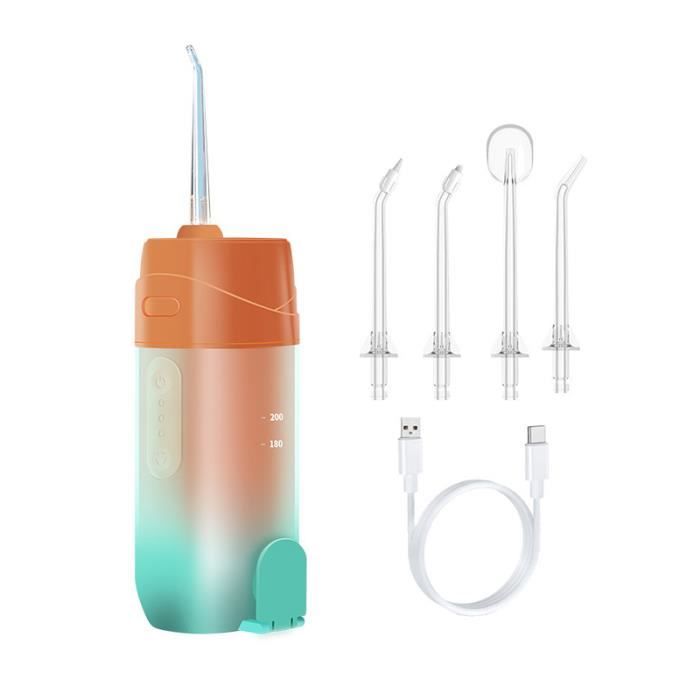 Hydropulseur Dentaire Waterpulse 800ML - Jet Dentaire électrique Avec Embouts De Rechange - Garantie 1 An
