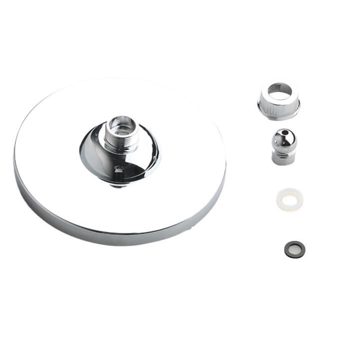 Buse de douche à jet de couleur légère à jet de douche à LED 8 dans le jet supérieur circulaire