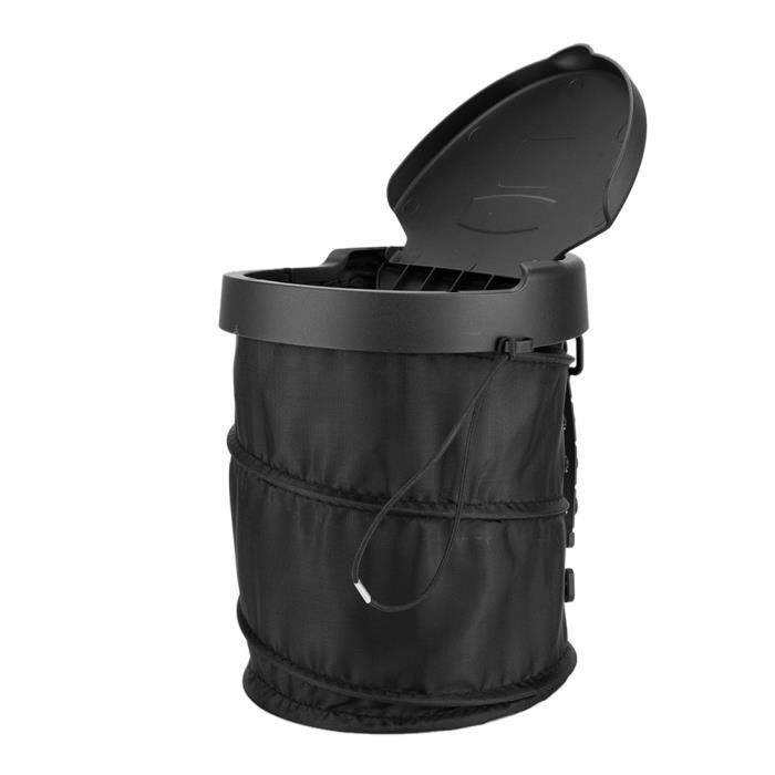 Spazzatura Per Auto Poubelle De Voiture Pliable Noir Imperméable