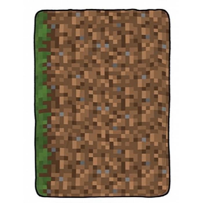 Couverture De Soie Minecraft Herbe Il7p8 Achat Vente Peluche Cdiscount