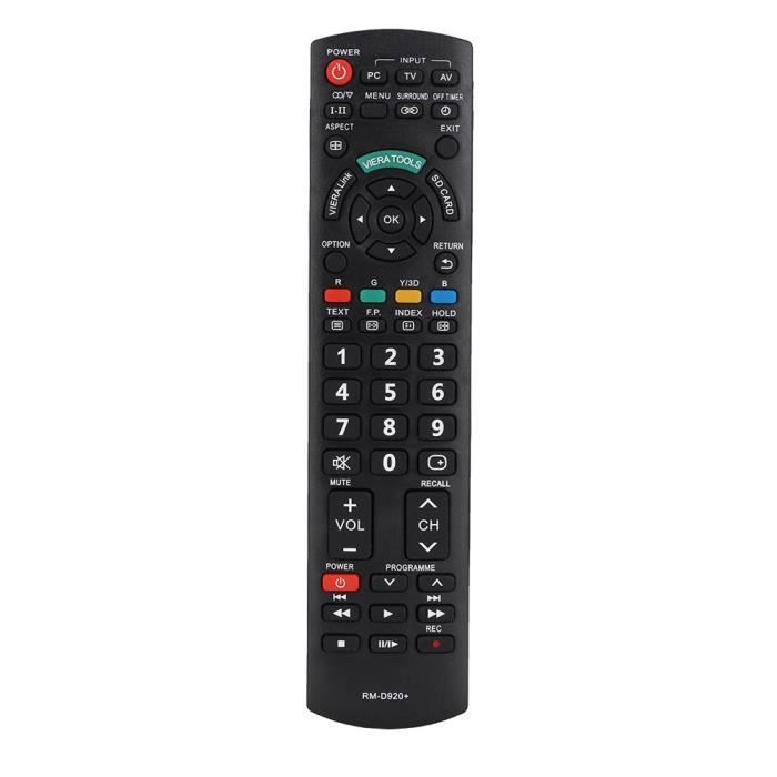 Télécommande De Remplacement Pour Panasonic N2QAYB000550, PTDW8300U, PT8700U - Compatible, Toutes Fonctions D'origine