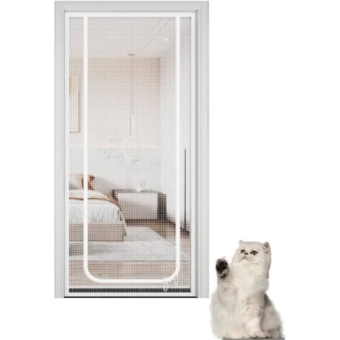 Moustiquaire De Fenêtre De Sécurité Pour Chat Avec Fermeture éclair