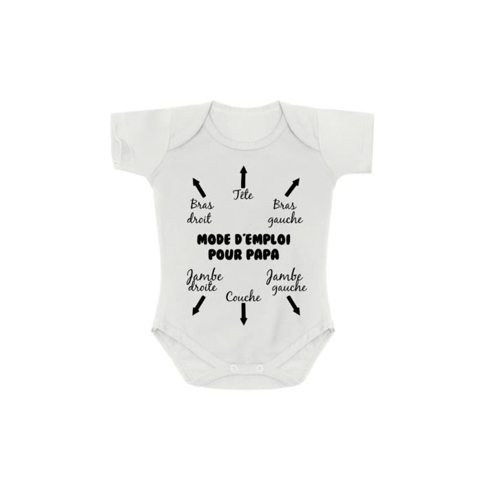 Body bebe 100 coton Notice pour papa