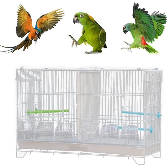 MINGYI Petite Cage à Oiseaux Interieur et Extérieur, Cage Oiseau avec  Poignées, Volière Oiseaux pour  Perroquet/Perruche/Canari/Parakeet/Calopsitte