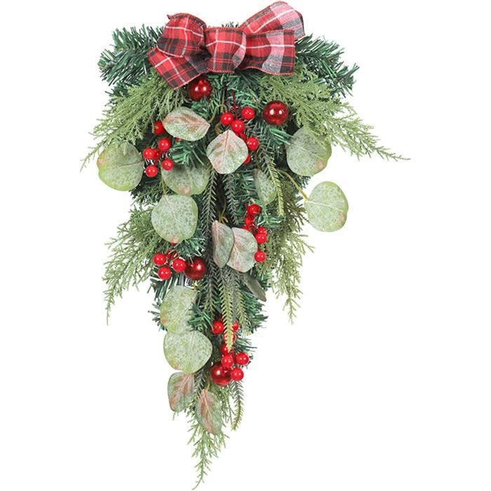 JLTXKST 185 X 90 Cm Couverture De Porte Noël, Porte De Décoration De Noël Suspendue, Décoration