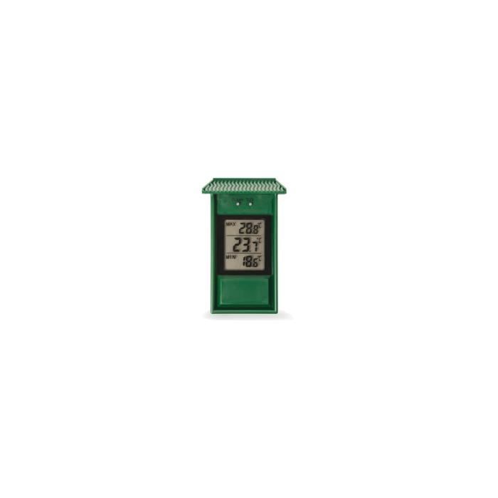Thermomètre Numérique Min/Max Pour Serre Ou Intérieur - Affichage Température Actuelle, Max, Min