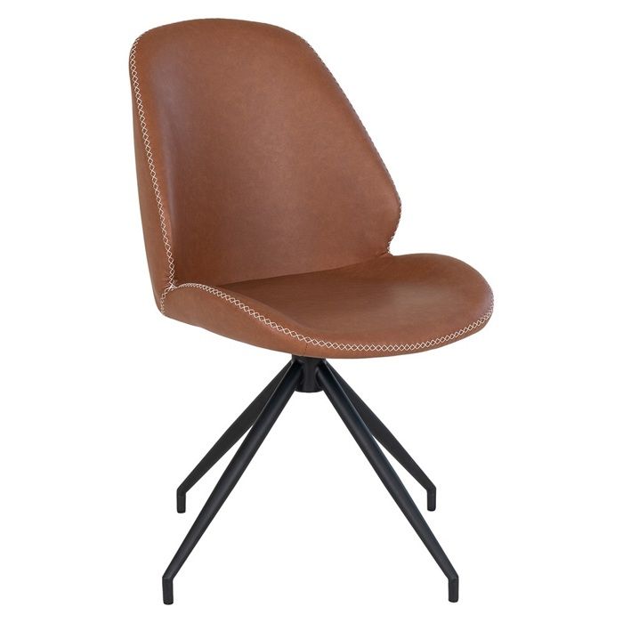 Chaise de salle à manger Gerona - Marron Vintage