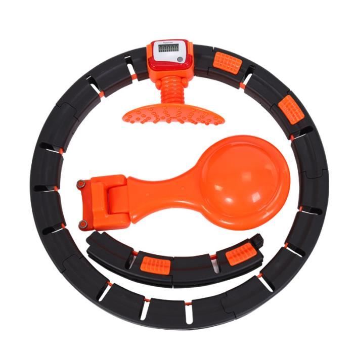 pneus avec mousse env 6-8 segments amovibles pour adultes et enfants 1 kg avec mini m/ètre ruban et corde /à sauter SENYERGIANT Hula Hoop pour la perte de poids