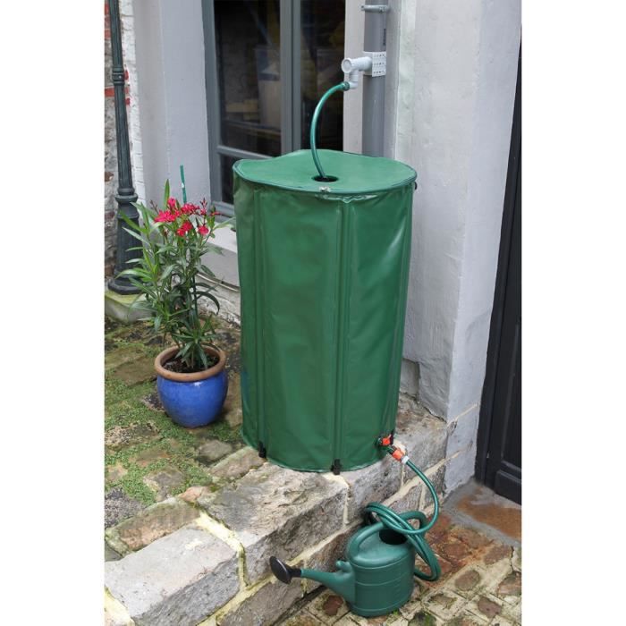 Récupérateur Deau De Pluie Pliable 200 L Nature 6070410