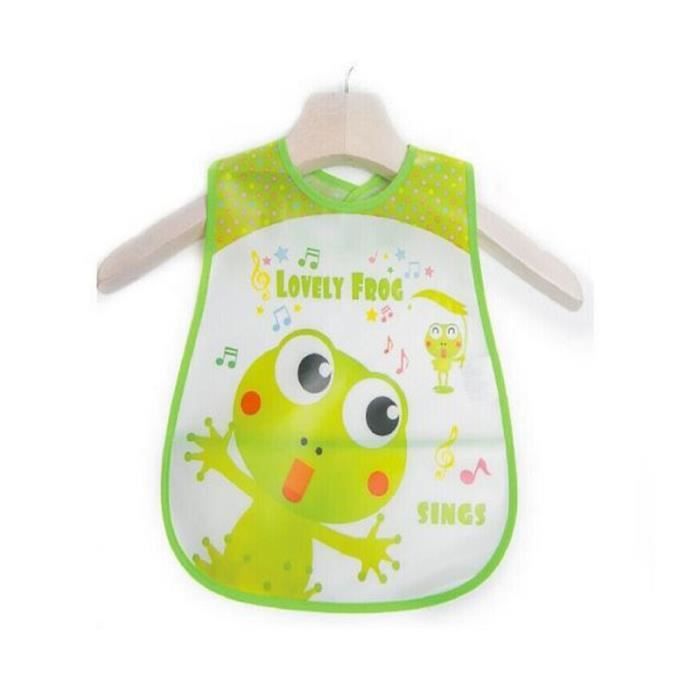 Grand Bavoir Plastifie Frog Cdiscount Puericulture Eveil Bebe
