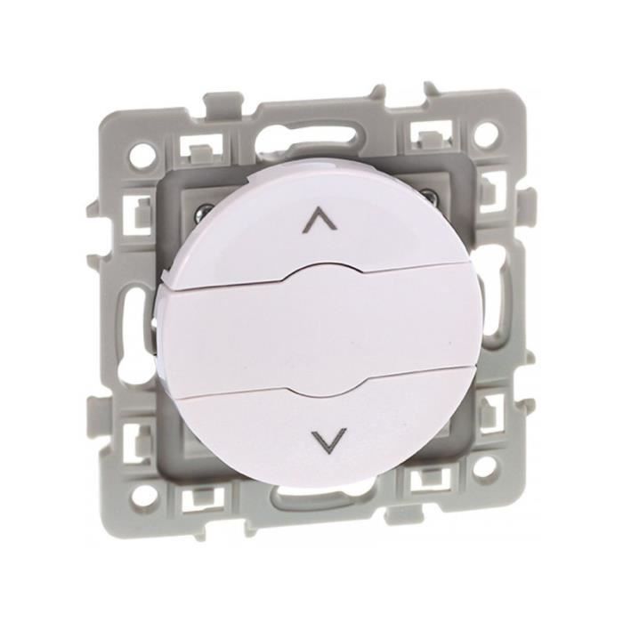 Interrupteur Volet Roulant 3 Boutons SCHNEIDER ODACE Blanc - Neuf Avec Protection Peinture - Pour Installation électrique