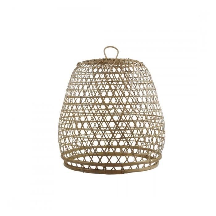 Suspension en rotin et bambou 35cm modèle Legian Création artisanale Beige