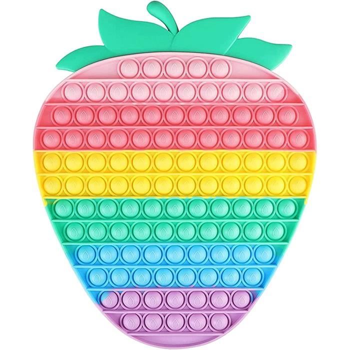 Grande Bubble Anti Stress Fidget Toys Among us Multicolore Jeux, Jouet Objet  Satisfaisant Multicolore pour Enfant(Fraise 25*30cm) - Cdiscount Jeux -  Jouets