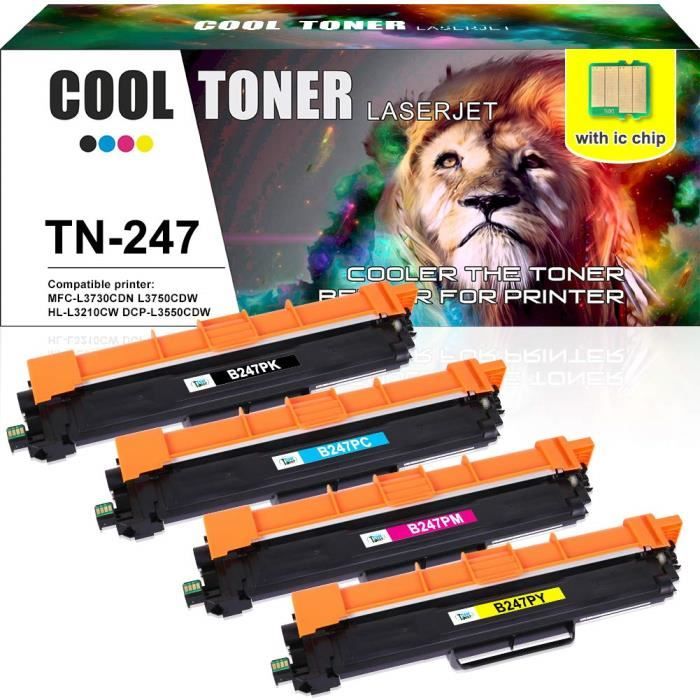 Cool Toner Compatible TN247 TN-247 TN-243 TN243 Cartouches de