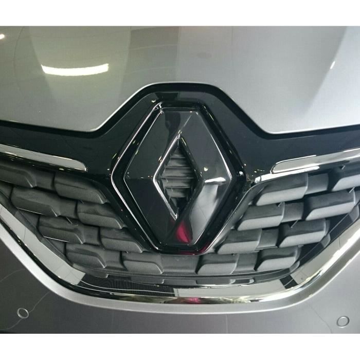 FRONT and REAR logo COVER for Renault Scenic 20162019 in GLOSS BLACK