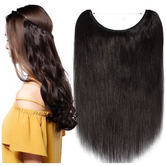 Extension cheveux naturel fil de nylon Clearance