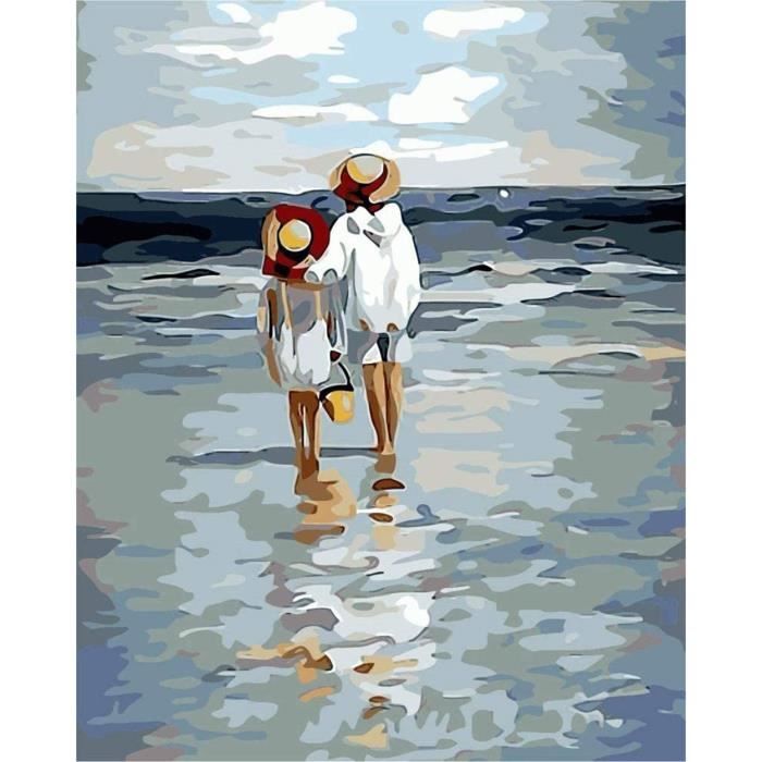 MEIYUDA Peinture par Numero Adulte, Paysage DIY Peinture à l'huile par Numéros sur Toile Artisanat avec Pinceaux, Decoration Maison Cadeau 40x50cm(sans Cadre MEIYUDA Peinture par Numero Adulte, Paysage DIY Peinture à l'huile par Numéros sur Toile Artisanat avec Pinceaux, Decoration Maison Cadeau 40x50cm(sans Cadre