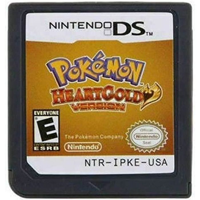 3DS NDSi NDS Accessoire Carte de Jeu - Pokémon version HeartGold (Version anglaise!!)