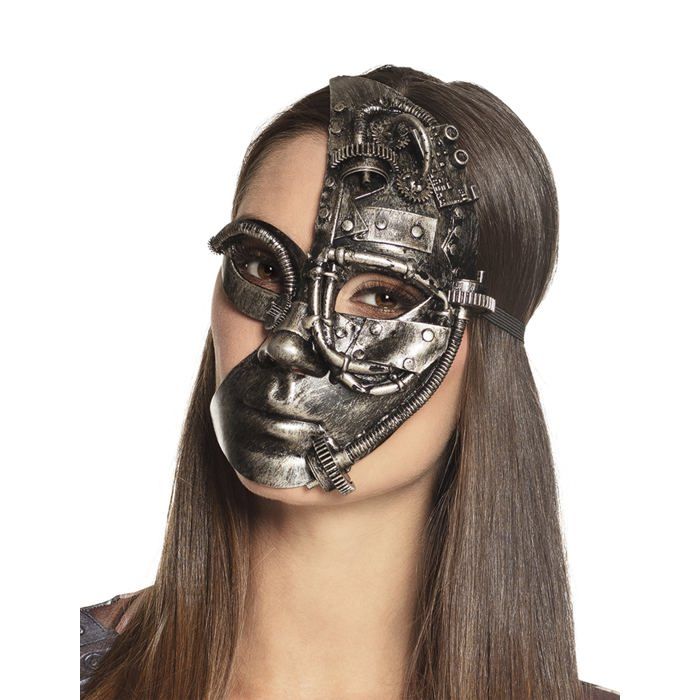 BOLAND Demi Masque Robot Steampunk Femme Taille Unique