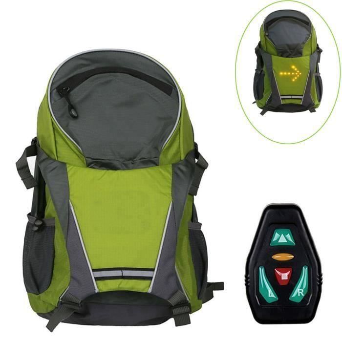 18l Sac A Dos Velo Etanche Avec Led Clignotant Telecommande En Plein Air Cyclisme Randonnee Courir Guidage Nocturne Securite Gear Achat Vente Sac A Dos 8931100240244 Cdiscount