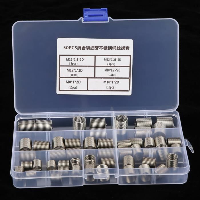 Insert Fileté à Bille Libre EZ-Lok - Acier Inox 18-8, 1/4-28 UNF X 1.5D, Neuf