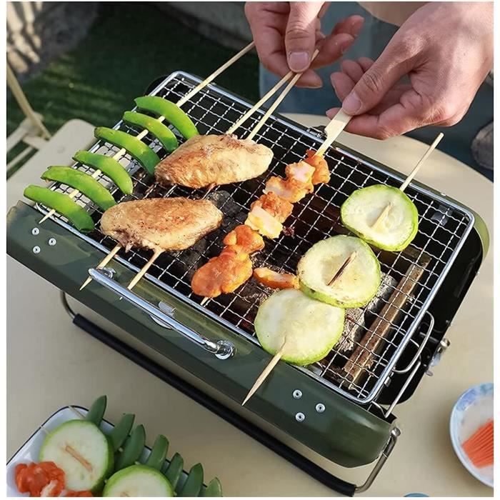 Kit Barbecue Portatif Pliable Kikkerland Rouge, Neuf En Boîte - Avec Reçu D'origine, Parfait Pour Le Camping