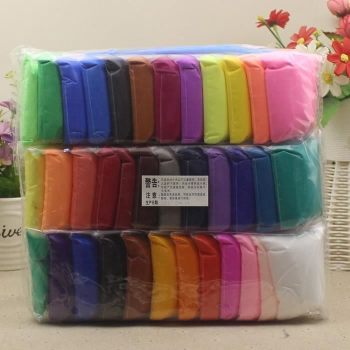 Pate A Modeler - 36 Couleurs Argile Autodurcissante Pâte À Modeler