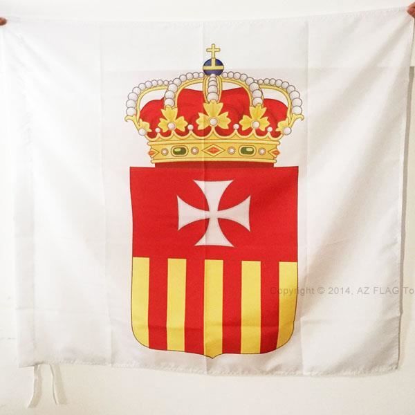DRAPEAU ORDRE DES TRINITAIRES 90x90cm - DRAPEAU TRÍ?S SAINTE TRINITÍ