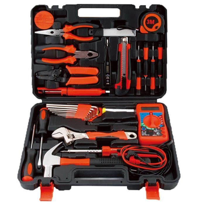 35 Pieces Pack Outil A Main Menuiserie Materiel Electrique Outil De Reparation Caisse A Outils Boite A Outils Coffret Outillage Achat Vente Boite A Outils 35 Pieces Pack Outil A Main Cdiscount