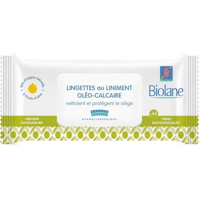 Biolane Lingettes Au Liniment Oleo Calcaire 64 Lingettes Cdiscount Puericulture Eveil Bebe