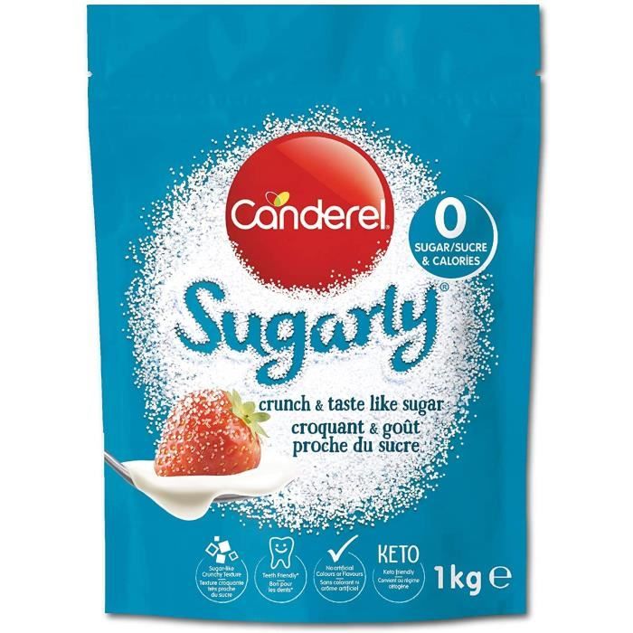 Canderel - Sugarly Poudre Cristalisée Croquante 1 kg - Cdiscount Au  quotidien
