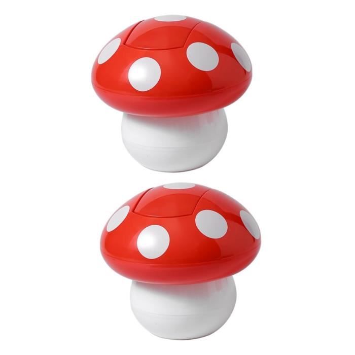 30 Mini Champignons Rouges Décoratifs Pour Jardin - 3 Tailles (2, 2.5, 3 Cm) En PVE Souple - Pour Terrarium, Pots De Fleurs