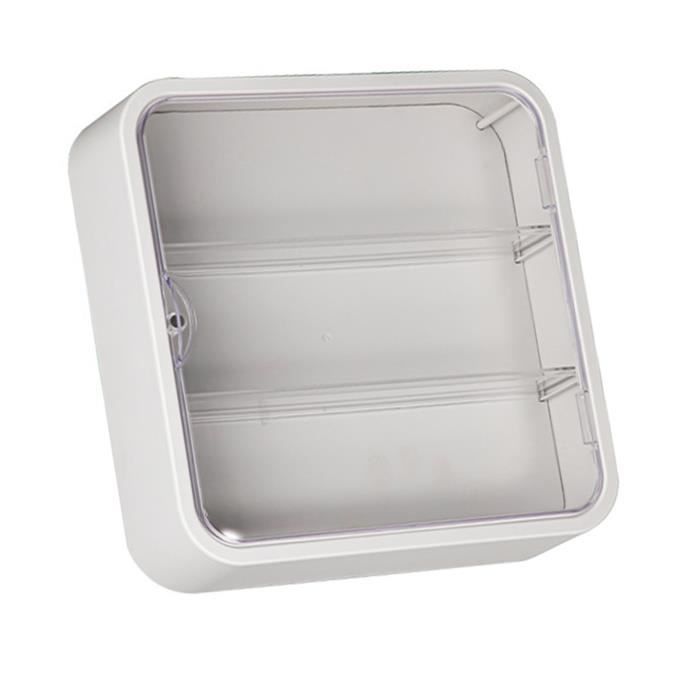 Vitrine Murale Alsino - 50x58x15cm - 5 Compartiments - Bois Naturel - Livrée Assemblée