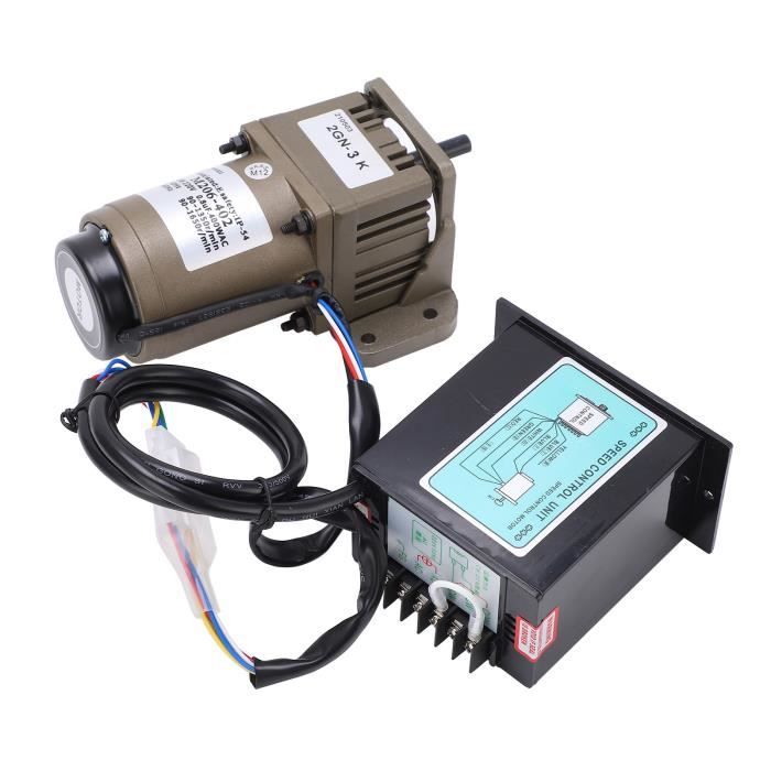 Motoréducteur 90W 220V AC - Vitesse Réglable 50K (28 RPM) Couple Élevé 20 Nm - Industriel