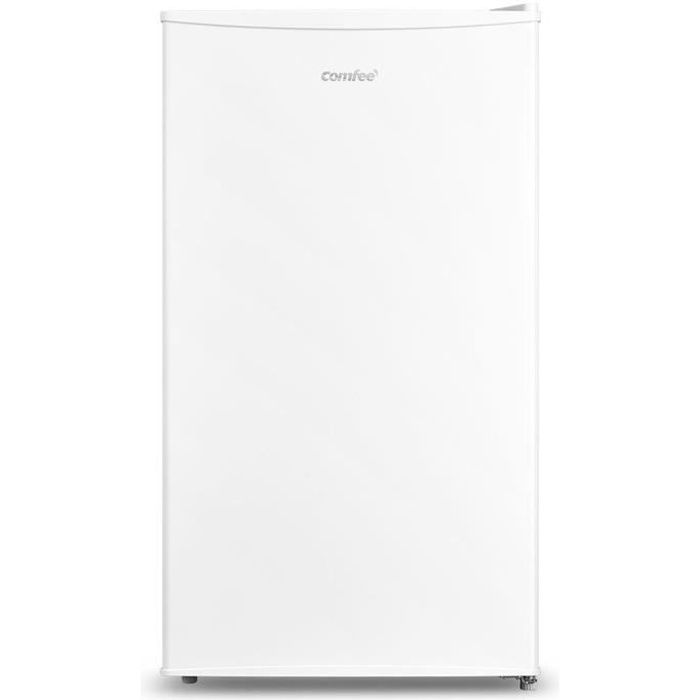 Comfee RCD93WH1(E) Réfrigérateur Table Top 93L Froid statique L47.2cm x H85cm-41dB-Blanc [Classe énergétique F]