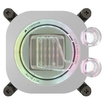 Refroidissement PC – CORSAIR – CX-9010022-WW – CPU water block XC7 ELITE WHITE (1700/AM5/AM4)