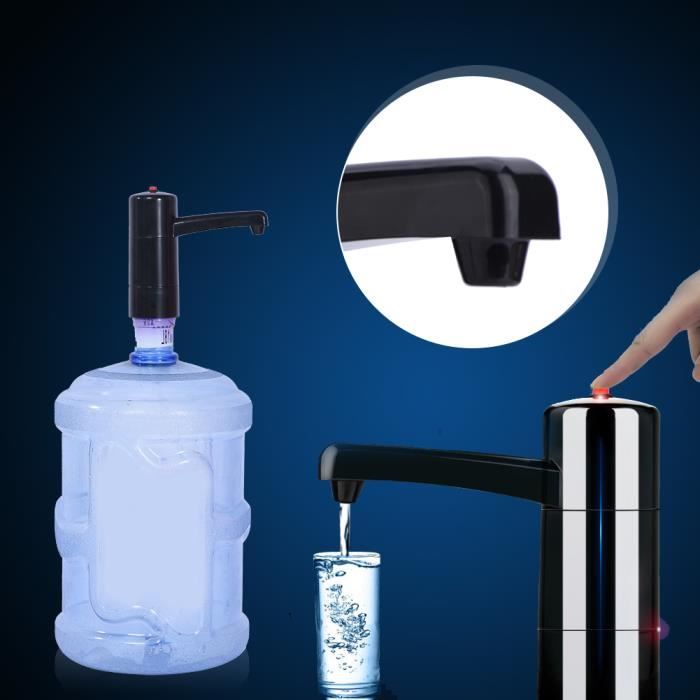 Distributeur Eau Automatique Rechargeable Noir - Pompe à Bouteille Électrique USB