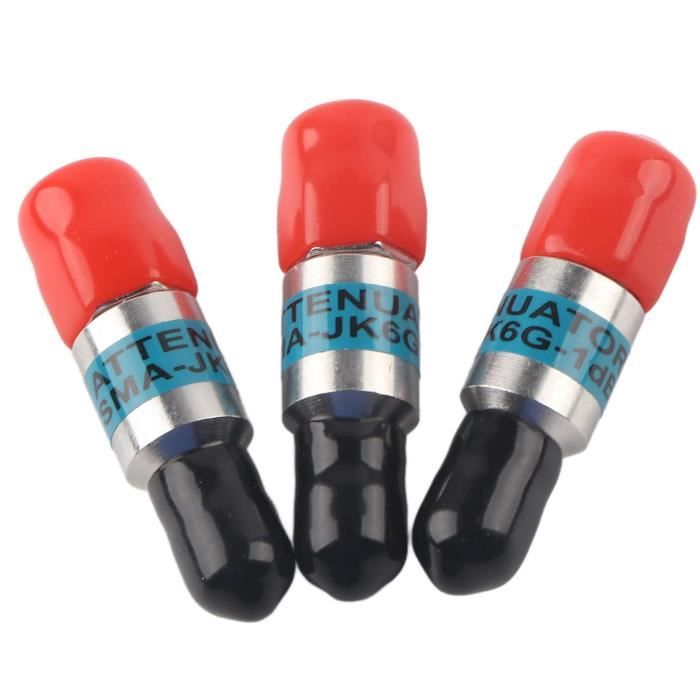 Atténuateur RF SMA Mâle à Femelle 50 DB Et 6 DB - Pour Signaux Jusqu’à 6 GHz, Conditionnement Non Retail