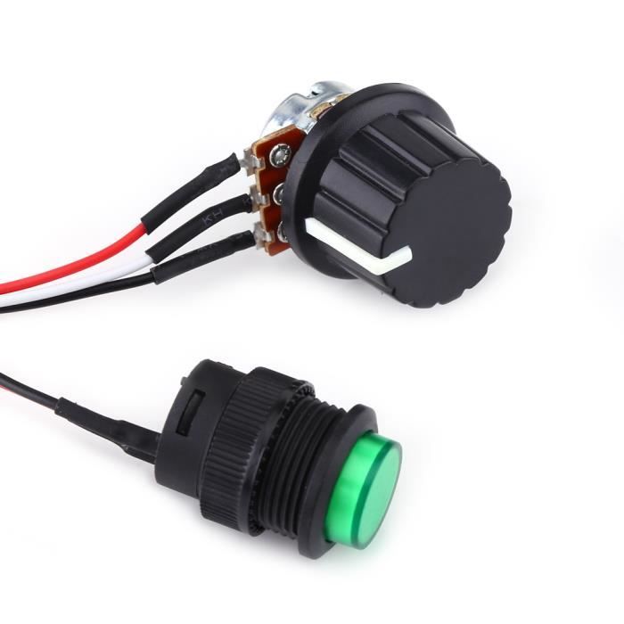 Contrôleur Vitesse Moteur DC 6V-30V 5A PWM Avec Télécommande IR Et Affichage LED