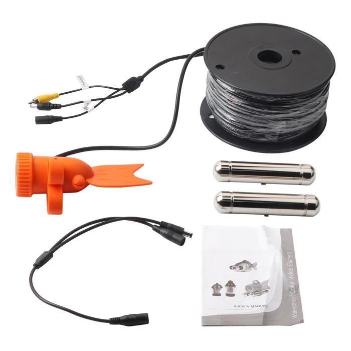 Caméra Sous-marine - EJ.LIFE - DC12V - 1000TVL HD - 24LED - Étanche Et